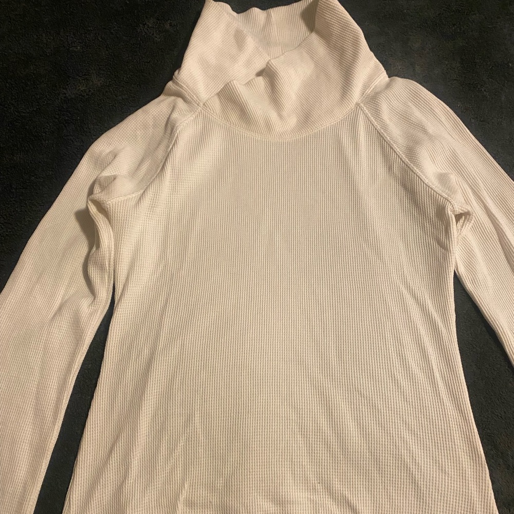 Elegant Cream Cowl Neck Sweater